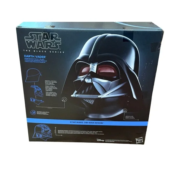 Hasbro Star Wars Black Series Darth Vader Helmet New Obi-Wan Kenobi F8103
